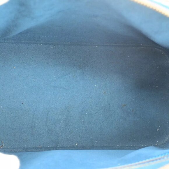 Auth LOUIS VUITTON LV Alma Hand Bag Epi Leather Blue GHW France - Picture 3 of 16